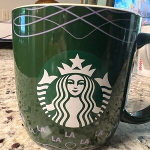 Star Bucks Siren Swirl Christmas Holiday Mug